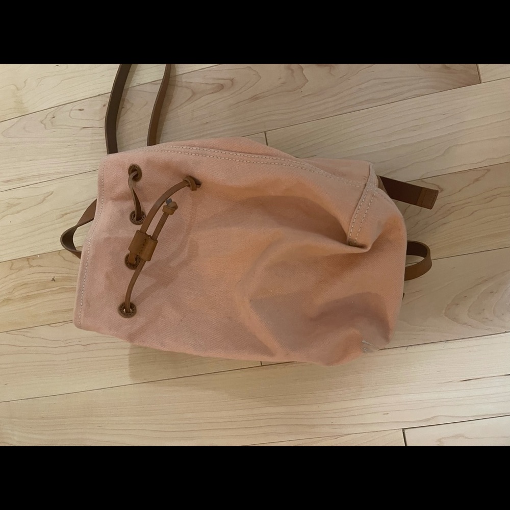 NWT Madewell Canvas Drawstring Backpack